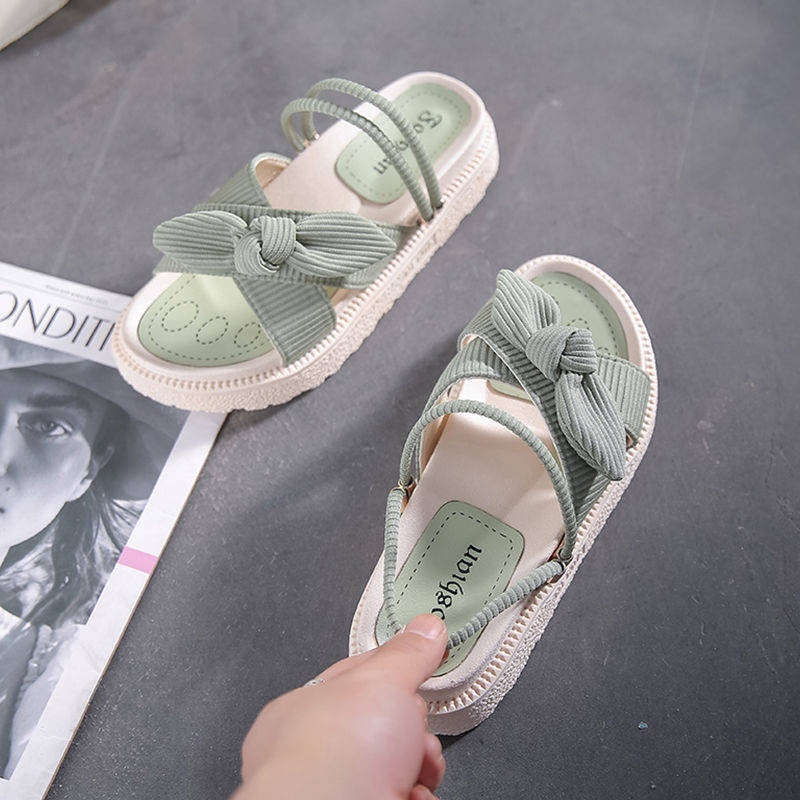 Giày Sandal Đế Dày Phong Cách Mới Mùa Hè Dễ Phối Đồ