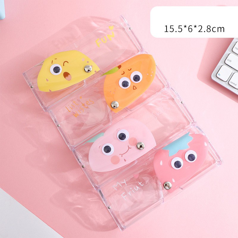Hộp đựng kính trong suốt nhân vật hoạt hình cute dễ thương