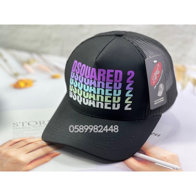 MŨ KẾT LƯỠI TRAI DSQUARED UNISEX THỜI TRANG THOÁNG MÁT NAM NỮ