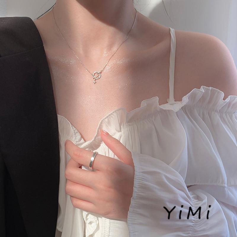 Vòng cổ mặt hình hành tinh phong cách Hàn Quốc dễ thương