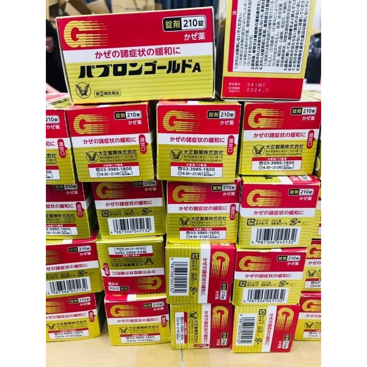 PQS - Cảm cúm Taisho Pabron Nhật dạng bột và viên