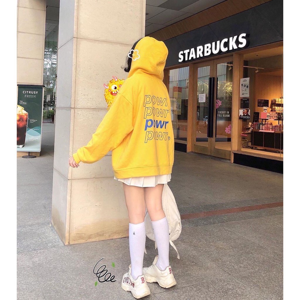Áo Khoác Nỉ Bông POWR Unisex (3 Màu)
