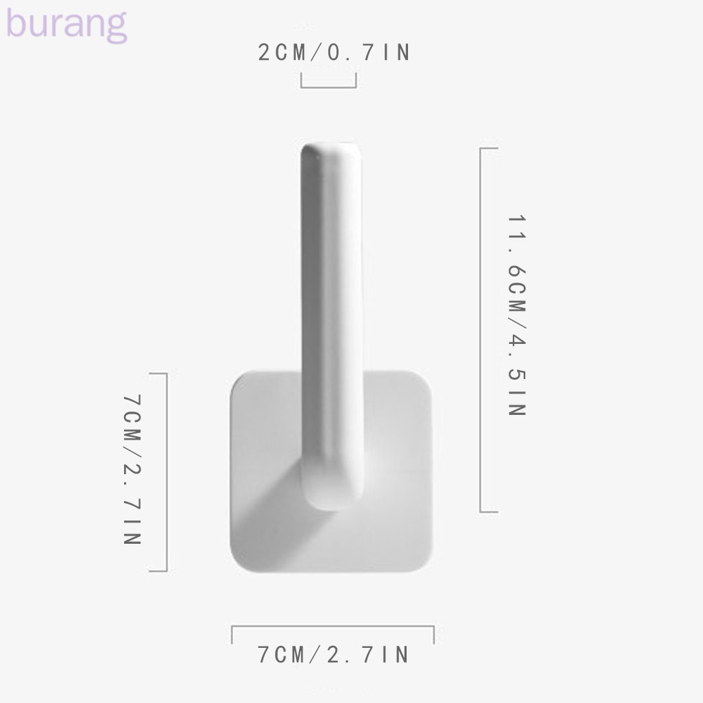 Giá treo cuộn giấy tự dính đa năng an toàn tiện dụng cho nhà bếp / nhà vệ sinh