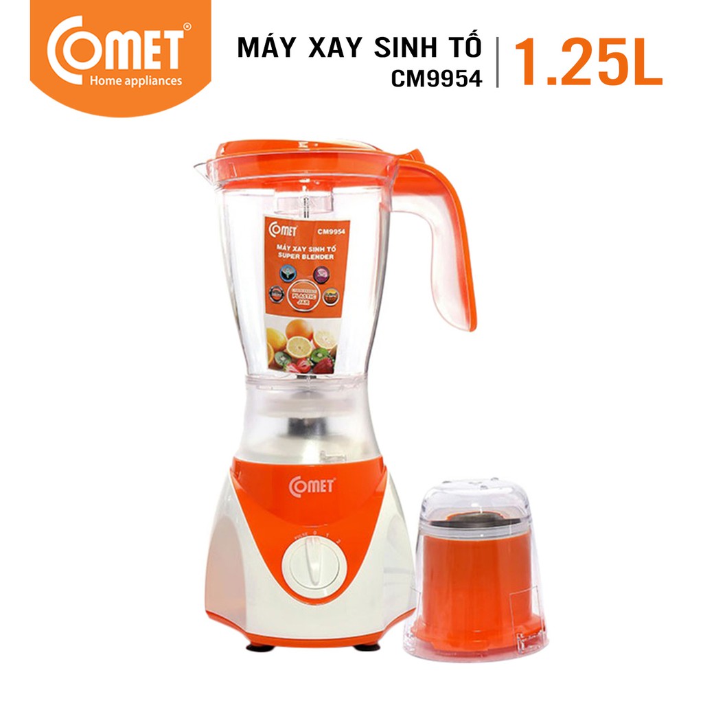 Máy Xay Sinh Tố 2 cối kháng vỡ 1.5L COMET CM9954N