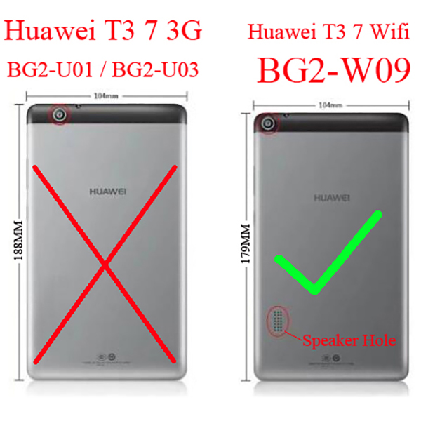 Vỏ chống rơi case for Huawei MediaPad T3 7 Wifi BG2-W09 soft clear transparent cover T3 7.0 BG2 W09 Ốp lưng