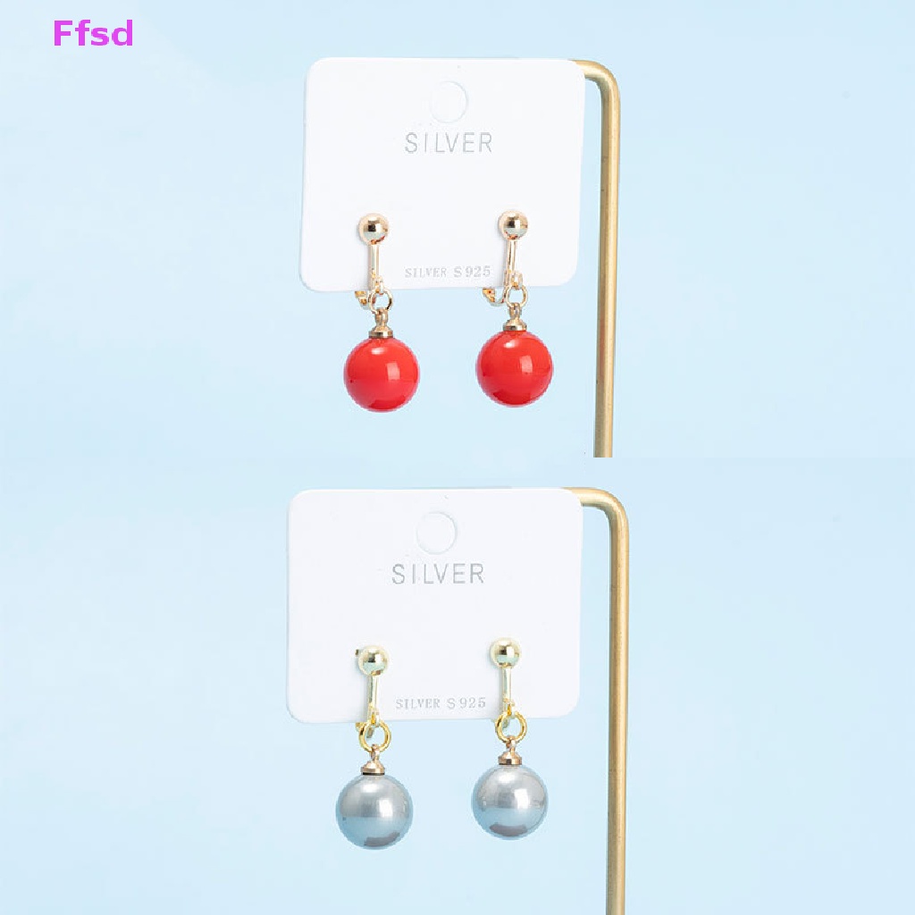 {Ffsd} Set 10 Khuyên Tai Dạng Kẹp Không Đau Hình Chữ U Vô Hình Diy Bán Chạy