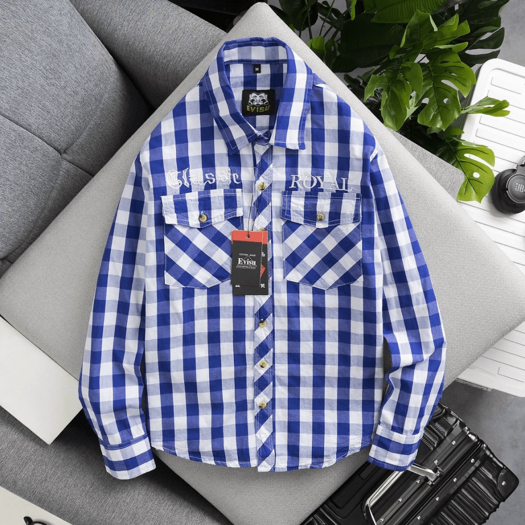 Áo Sơ Mi Ca rô Nam Dài Tay Chất Cotton Mềm Form Chuẩn Lịch Lãm Thời Trang Siêu Hot NEW UNISEX