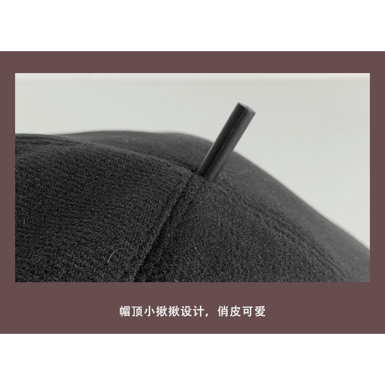 Mũ Beret Màu Sắc Cà Phê Phong Cách Hàn Quốc Thời Trang Cho Nữ