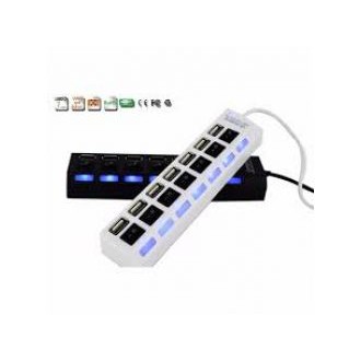 combo 2 cái bộ chia cổng usb co nhiều công tắc