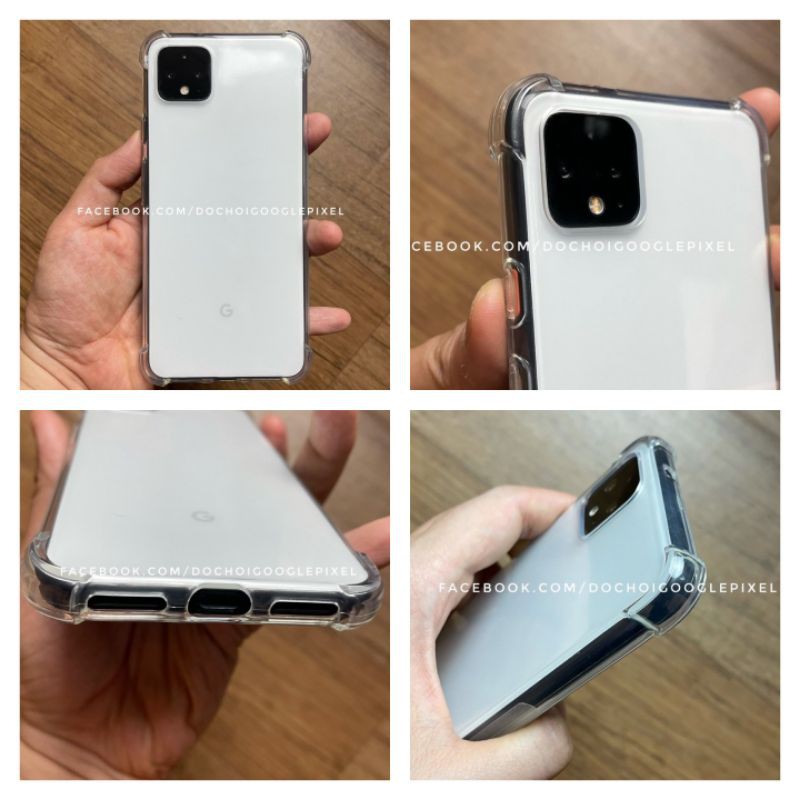 Ốp lưng Silicon trong suốt chống sốc 4 góc Google Pixel 7 Pro / 6 / 5a / 5 / 4a 5g / 4a / 4XL / 3 XL / 3a / 3a XL / 2