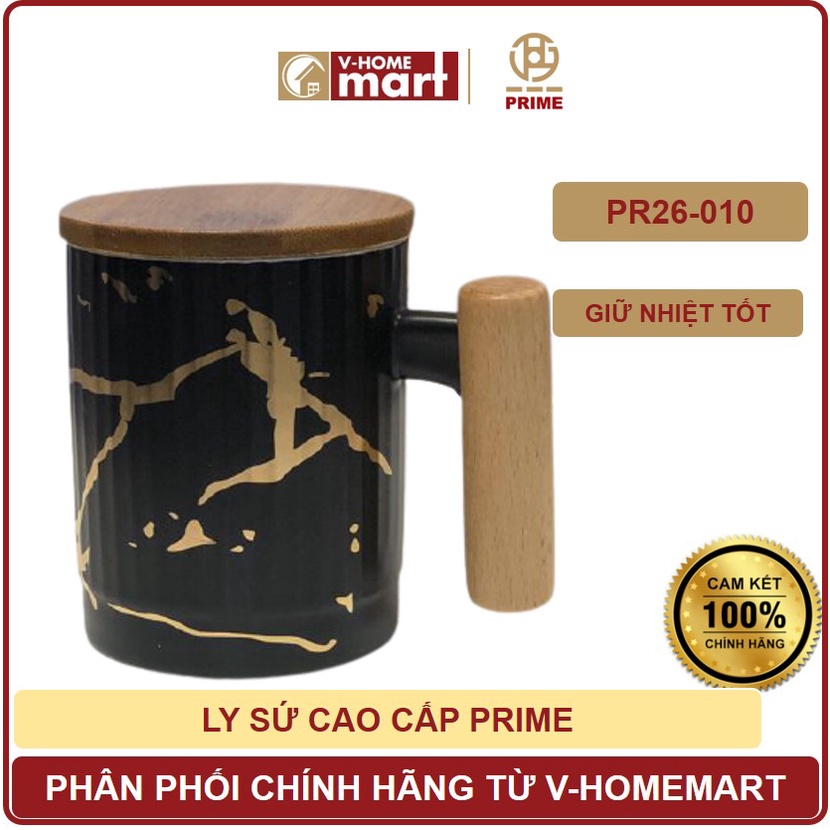 Cốc sứ Prime mã PR26-010 gốm sứ cao cấp, giữ nhiệt tốt, uống nước, tà, cà phê - Phân Phối Chính Hãng Bởi SCG Home