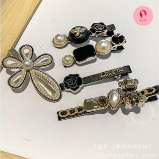 Set 5c kẹp tóc đính đá Hàn Quốc sang chảnh