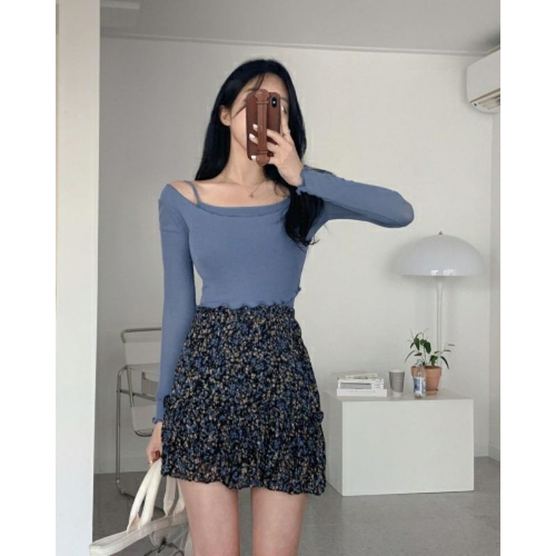 chân váy hoa_giá:100k.900😗😘