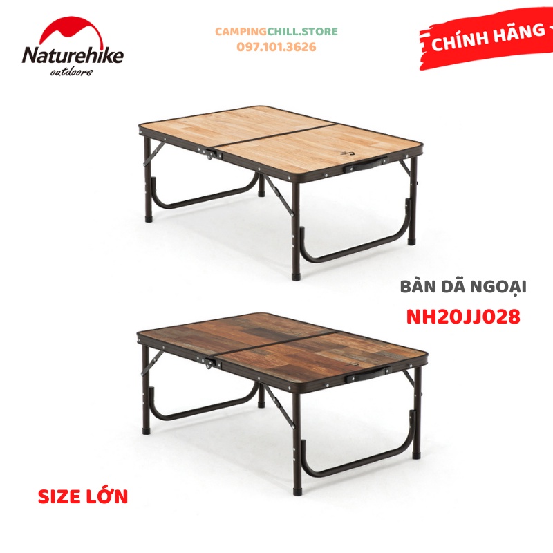 BÀN GẤP SIÊU NHẸ DÃ NGOẠI, CẮM TRẠI, PICNCI NATUREHIKE NH20JJ028 (SIZE L)
