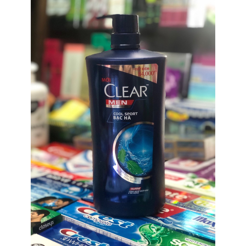 Dầu gội CLEAR MEN 900g ( bạc hà)