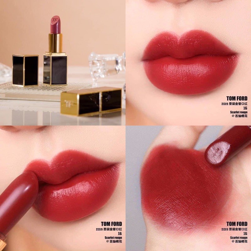 SON TOMFORD 16 SCARLET ROUGE LIP COLOR ROUGE A LEVRES