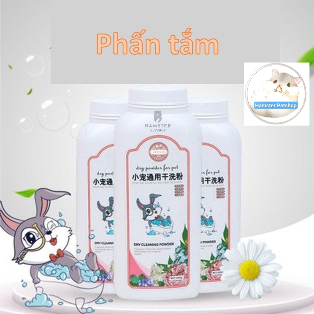 Phấn tắm khô cho thỏ ,Hamster , Bọ , Sóc 260gr