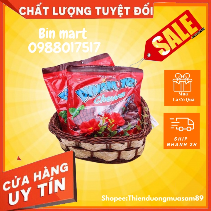 Kẹo Socola 3 viên Dynamite gói 125g
