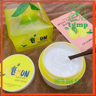 Bộ Kem Dưỡng Trắng Body Lemon Chanh & Ủ Trắng Chanh Giúp Dương Trắng Hiệu Quả Tự Nhiên