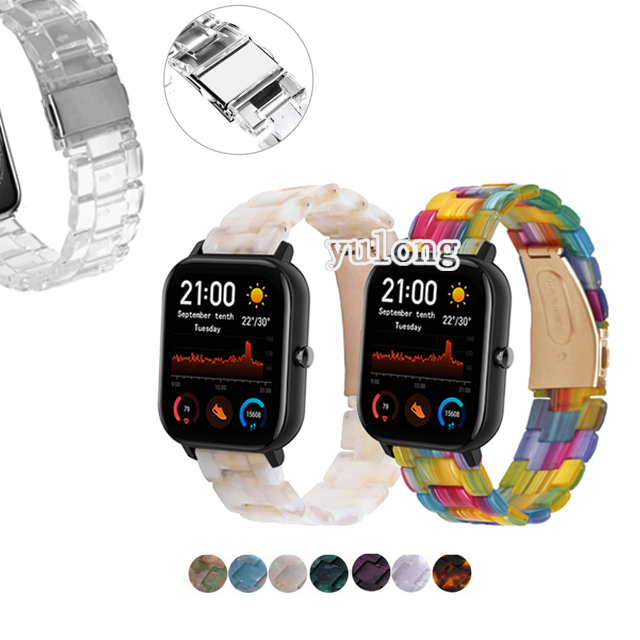 Dây Đeo Nhựa Trong Suốt Cho Đồng Hồ Thông Minh Huaami Amazfit GTS2 GTS4 mini GTS3 GTS2e Neo GTS 2 3 4 2e