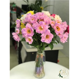 HOA LAN TƯỜNG Giống Thật - 1 Cành 2 Bông Trang trí sự kiện, tiệc cưới, nội thất, phụ kiện chụp ảnh Hoa giả