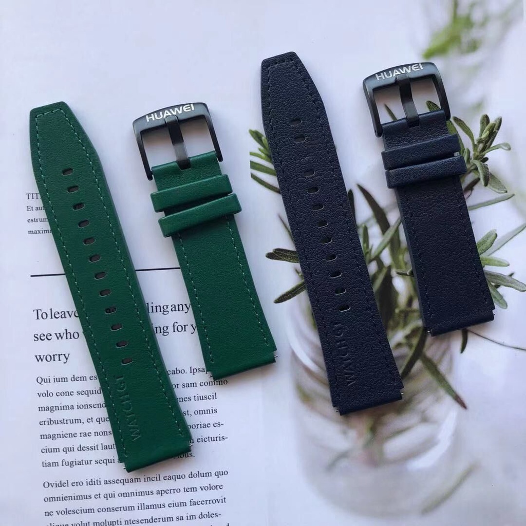Phù Hợp Dây Đeo Bằng Da Thật Cho huawei / huawei gt4 46mm / gt3 46mm / gt2 46mm / pro / gt / gt2e / 3 / 3pro / glory magic222mm