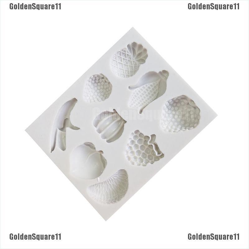 Khuôn silicone Tạo Hình Làm Bánh Kẹo Hình Trái Cây