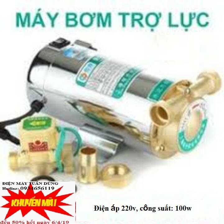 Máy bơm tăng áp - bơm áp lực mini cho bình nước, bình nóng lạnh