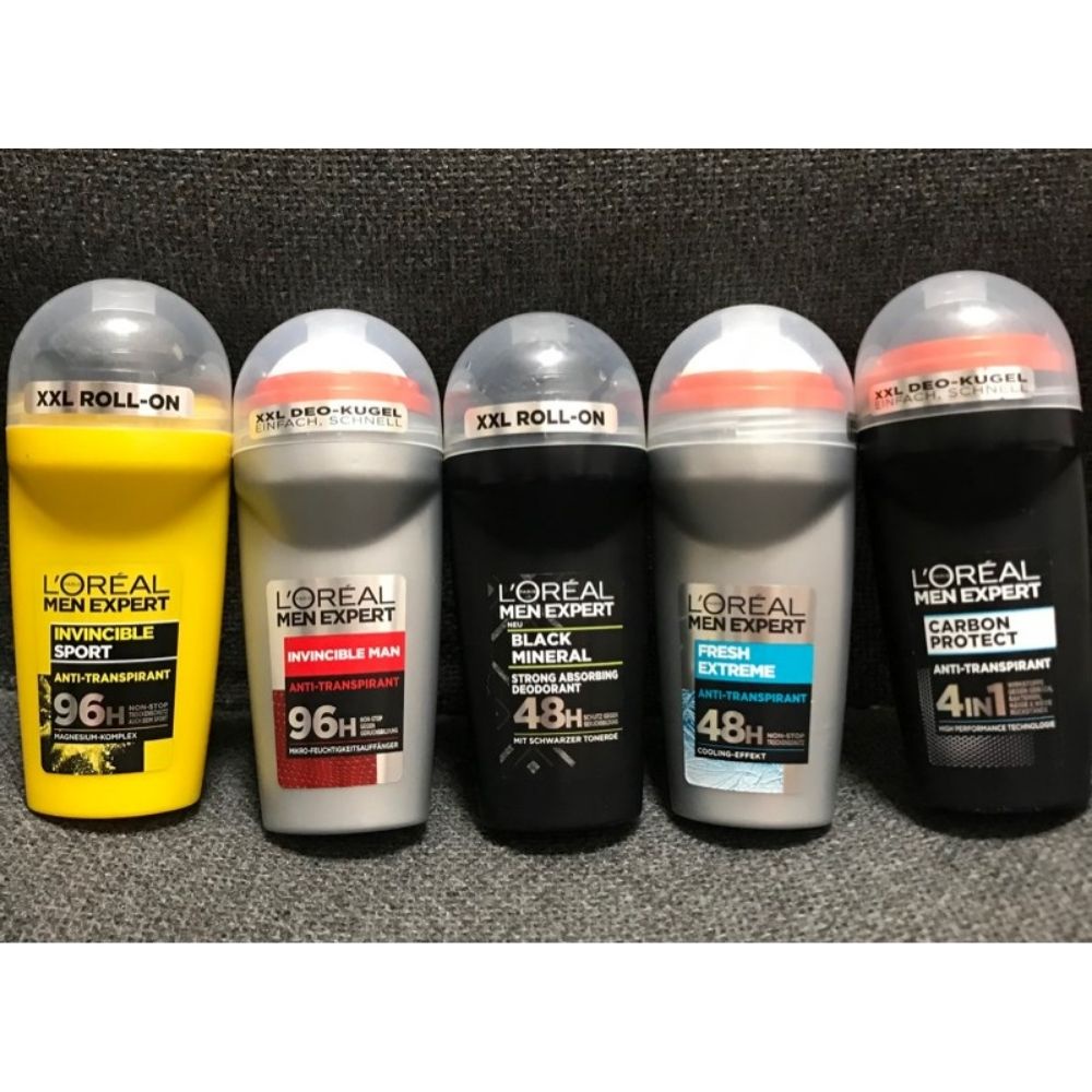 Lăn khử mùi Loreal men, lăn nách nam kháng khuẩn, khử mùi lên tới 96h