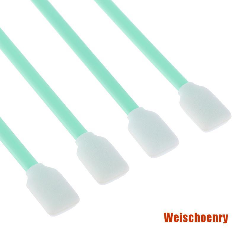 WEenry 100pc Foam Tipped Solvent Cleaning Swab Inkjet Printer Swabs Camera fast