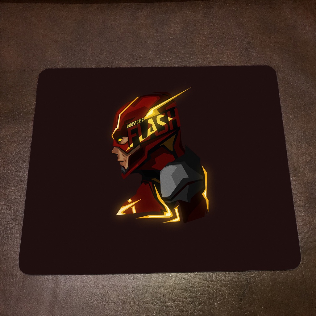 Lót chuột máy tính Marvel FLASH PNG - Mẫu 1 Mousepad cao su êm ái, nhận in theo yêu cầu