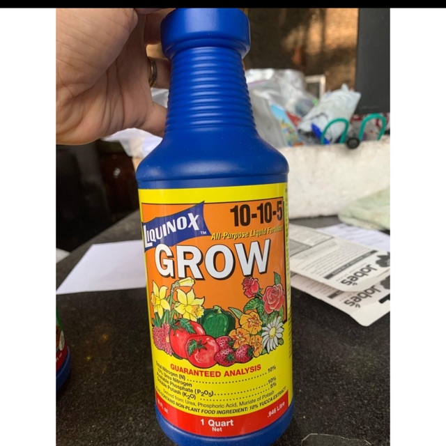Phân bón hữu cơ kích thích tăng trưởng 10-10-5 Liquinox Grow