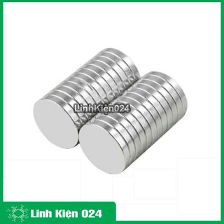 Nam Châm Đất Hiếm Tròn Không Lỗ ( Đủ Loại )