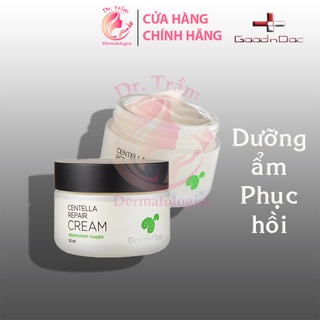 Kem rau má Goodndoc Centella Repair Cream 50ml Dưỡng trắng, tái tạo da