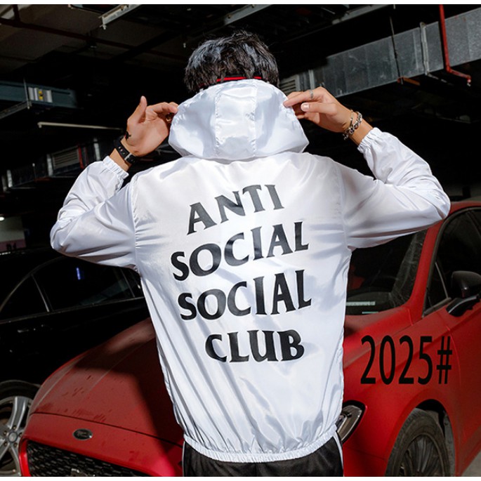 Áo Khoác Hoodie In Chữ Anti Social Social Club Thời Trang 2019 Cho Nam Và Nữ