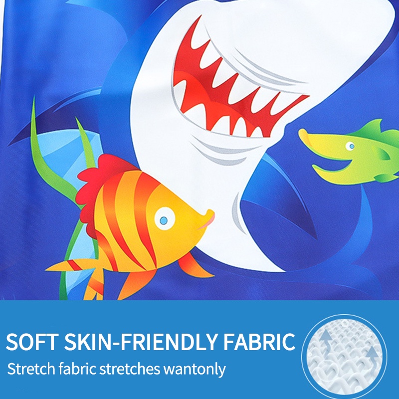 Bộ Đồ Bơi Một Mảnh Cho Bé Trai 3-12 Tuổi AKKU