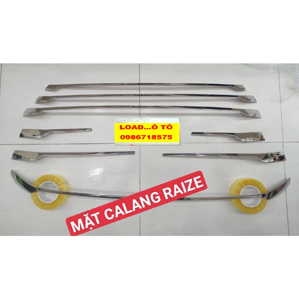 Ốp Trang Trí Calang Xe Toyota AVANZA 2022-23 Mẫu Inox Sáng Bóng Cao Cấp