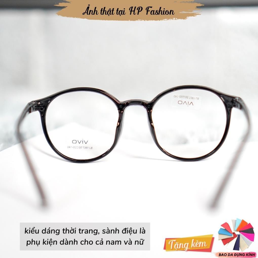 Gọng kính cận ngố tròn 💗Kính mát giả cận mắt mèo form Hàn Quốc nam nữ thời trang K3 | BigBuy360 - bigbuy360.vn