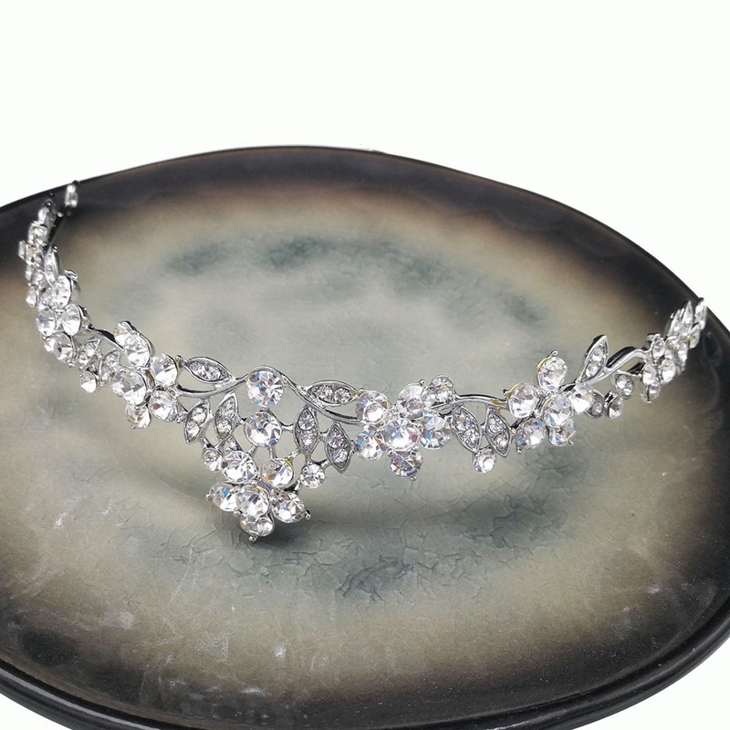 Vương miện đính pha lê trong tiệc cưới/ tiệc tùng/ lễ tốt nghiệp dành cho nữ