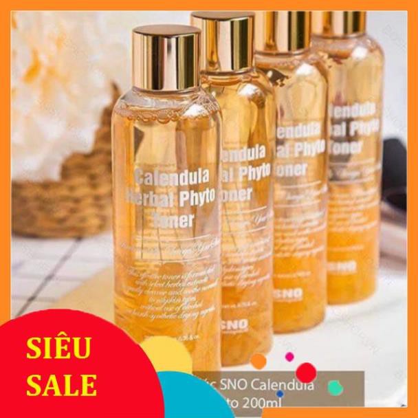 [RẺ VÔ ĐỊCH] TONER / Toner hoa cúc SNO Calendula Herbal Phyto 200ml