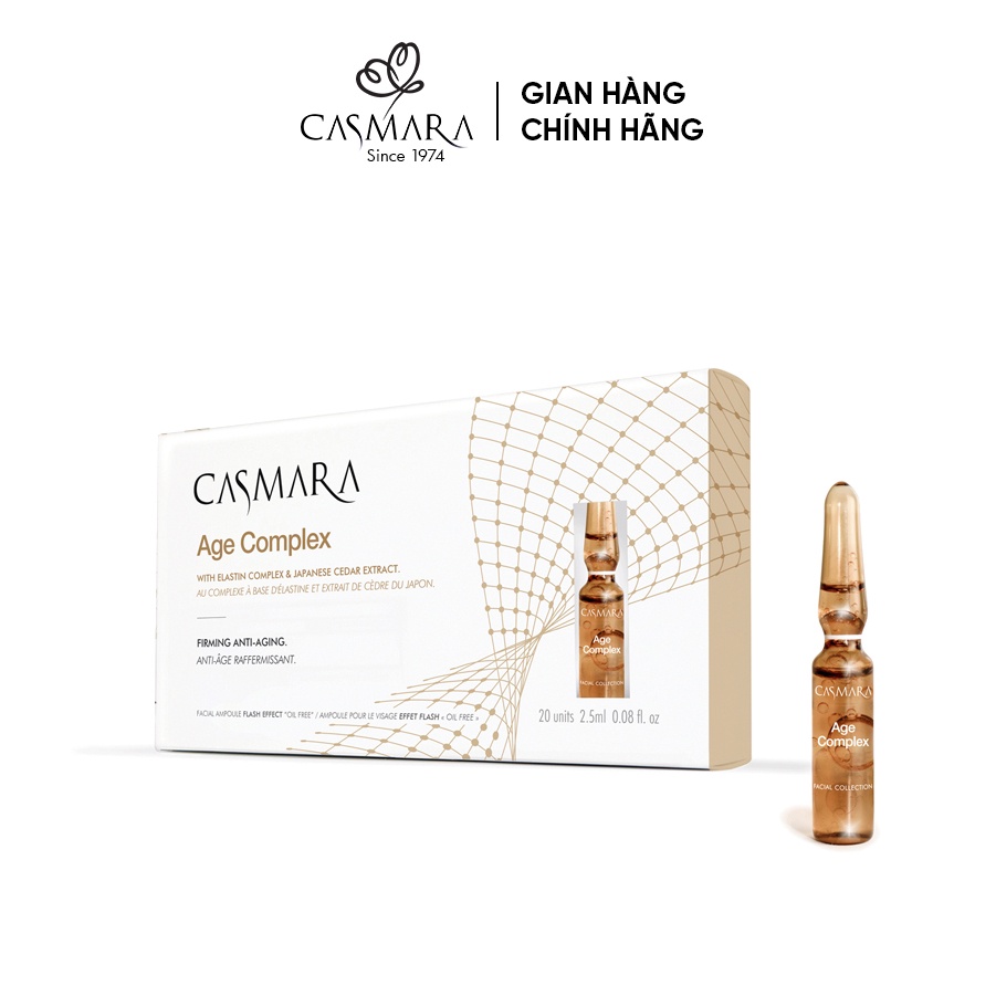 Huyết Thanh Trẻ Hóa CASMARA Age Complex Ampoule Flash 20 ống