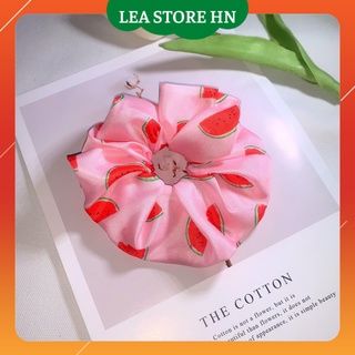 Dây Buộc Tóc [HOT] Buộc Tóc Scrunchies Hoạ Tiết Quả Dưa Hấu Cực Xinh N42