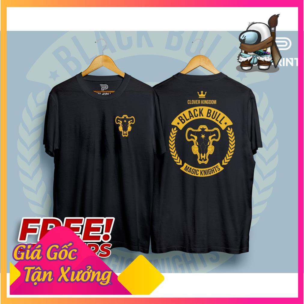 Áo thun Black Clover Anime Black Bull cực ngầu