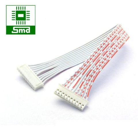 Dây bus trắng XH2.54 dài 20cm  2P - 12P hai đầu cái cắm nối mạch điện