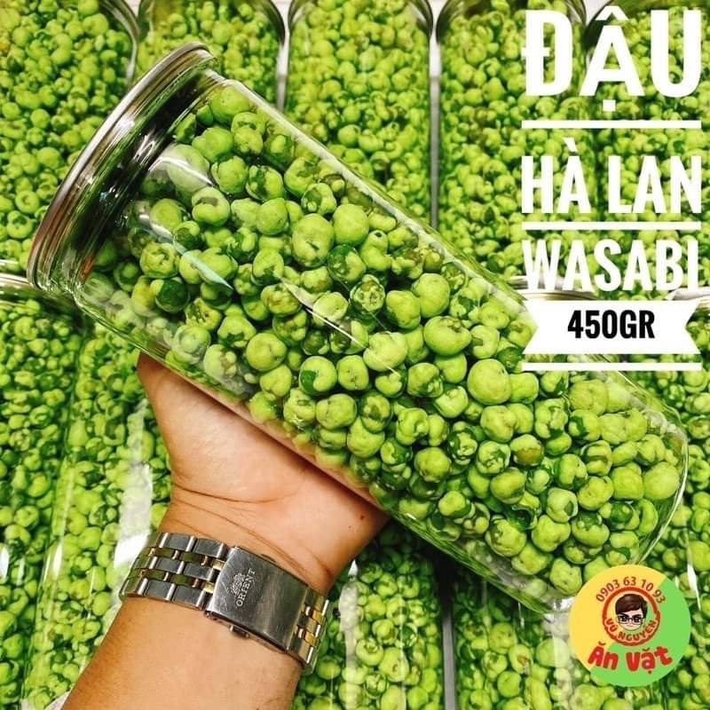 Đậu Hà Lan Wasabi Mù Tạt❤️Loại Đặc Biệt❤️ 450gr - Ăn Vặt CemLyHN