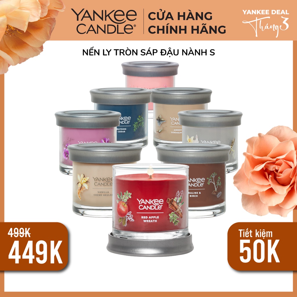 Nến ly tròn sáp đậu nành Yankee Candle size S (122g) - BST mùi hương mới