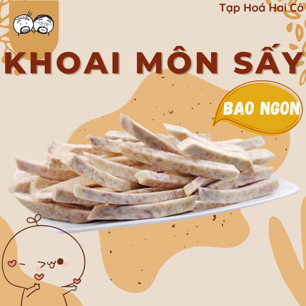 Khoai Môn Thái Sợi Sấy Giòn 300gr