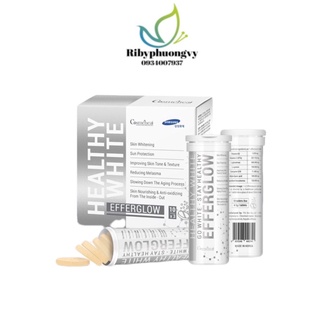Sủi Trắng Da Cosmeheal Healthy White Efferglow, Viên Uống Trắng Da Hàn Quốc Giúp Bổ Sung Collagen Dưỡng Da Trắng Hồng