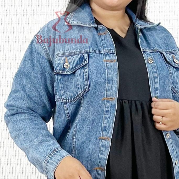 Áo Khoác Jean Jumbo Size Lớn Ld 120 Cho Nữ Jumbo