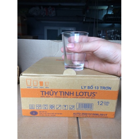 Bộ 12 Cốc Thủy Tinh Cao Cấp Uống Trà Nóng, Sữa Chua Cao Cấp Việt Tiệp